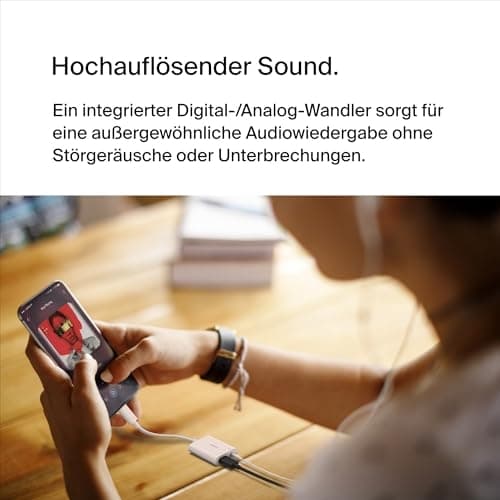 Belkin RockStar - USB-C til hovedtelefonstik / opladningsadapter - 24 ben USB-C han til mini stik, 24 ben USB-C hun - USB strømforsyning (60W) (NPA004