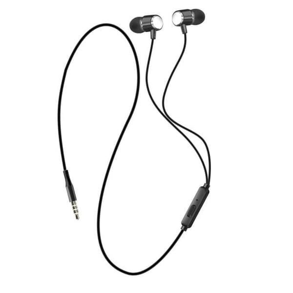 In-ear hörlurar - LINQ - Jack 3,5 mm - Inbyggd mikrofon - Handsfree kit - Svart