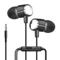 Miniatyrbild 1 av 4: In-ear hörlurar - LINQ - Jack 3,5 mm - Inbyggd mikrofon - Handsfree kit - Svart