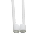Miniatyrbild 3 av 4: TEMPSA Silikonersättning Anti Lost Wire Kabelkontakt För Apple Airpods Vit