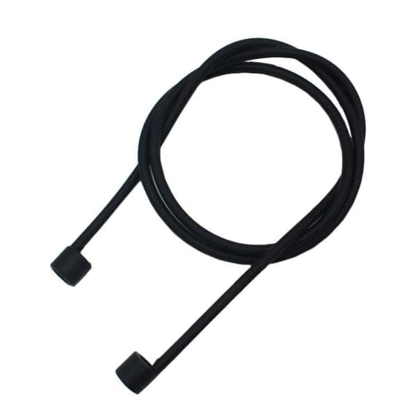 Silikon Anti-tappad kabelrem Spänne Rep Sladd För Apple iPhone7 Airpods Svart