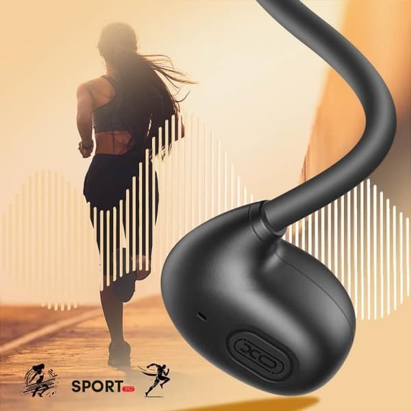 XO Air Conduction Bluetooth 5.3 hörlurar Svart