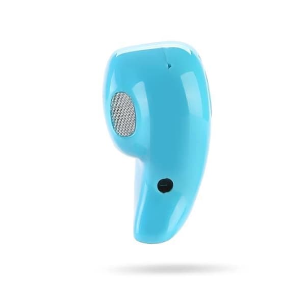 iMusi Mini Bluetooth-headset Mikroheadset Bluetooth-hörlurar In-Ear Trådlös Blå