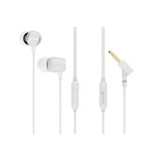 In-ear hörlurar - AIWA - ESTM-30WT - Vit - Inbyggd mikrofon - Jack 3,5 mm