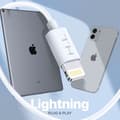 Miniatyrbild 4 av 4: Lightning-hörlurar för iPhone Mikrofonkontrollknappar Vit