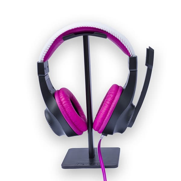 INF Kablede hodetelefoner med mikrofon 3,5 mm Rosa