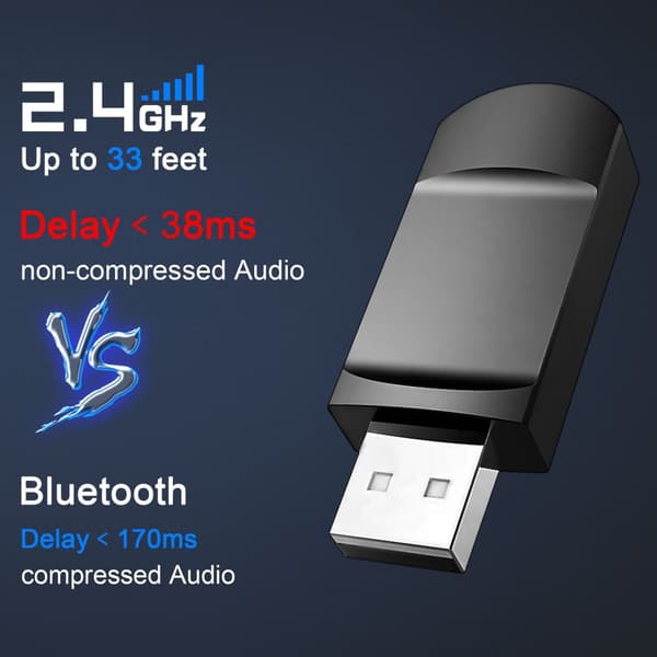 INF BL100-PRO 2.4G Bluetooth-kuulokkeet