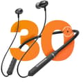 Miniatyrbild 4 av 4: Bluetooth Sport Nackband Hörlurar Brusreducering IPX5 Vattentät Riversong Svart