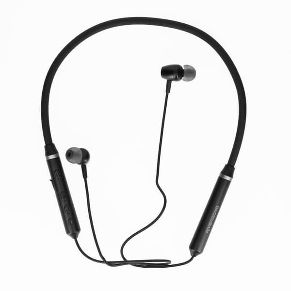 Bluetooth Sport Nackband Hörlurar Brusreducering IPX5 Vattentät Riversong Svart