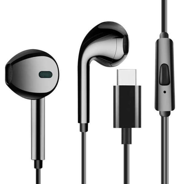 Hörlurar - AVIZAR - USB C - In-ear - Integrerad mikrofon - 1,2 m silikonkabel