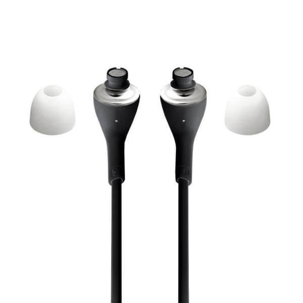 Hörlurar Svart Hög Kvalitet Ljud in-ear i silikon ultra bekväm volymkontroll och mikrofon för Xiaomi Redmi