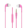 Miniatyrbild 1 av 3: Hörlurar Rosa Högkvalitativt Audio in-ear i silikon ultra bekväm volymkontroll och mikrofon för Oppo A15