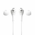 Miniatyrbild 3 av 3: Hörlurar Vit Högkvalitativ Ljud In-ear i Silikon Ultra Bekväma Volymkontroll och Mikrofon för Oppo F17