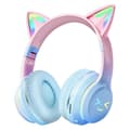 Miniatyrbild 1 av 4: Blue Lighted Cat Ears Bluetooth-hörlurar