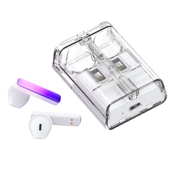 Joyroom IceLens Series Trådlöst Headset med LED - Vit