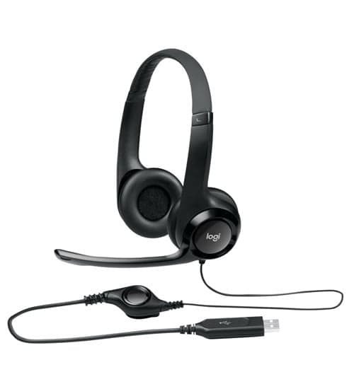 Logitech - H390 USB trådbundet headset - Graphite