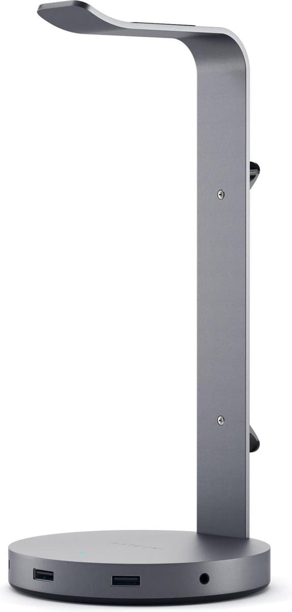 Satechi Aluminium Hörlursställ & Hub - Space Grey