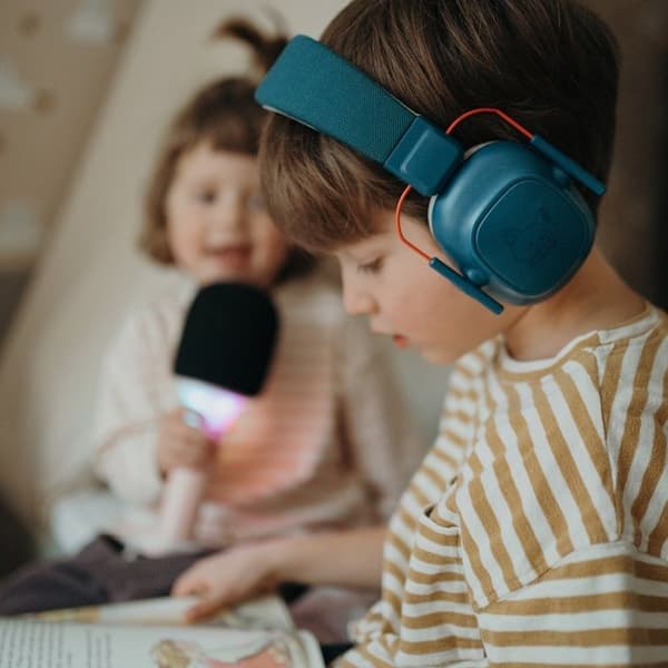 Barnhörselskydd - Kidywolf - Kidynoise - Blå - Ljudreduktion upp till 25 dB - Fällbar