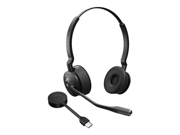 Microhörlurar JABRA Engage 55 Stereo - Trådlös - Över örat - Aktivt brusreducerande - Optimerad för Teams