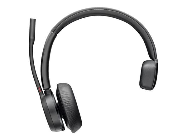 Headset - Bluetooth - trådlöst, trådbundet - USB-C - HP Inc. - Poly Voyager 4310 - Voyager 4300 UC-serien - headset - på guld