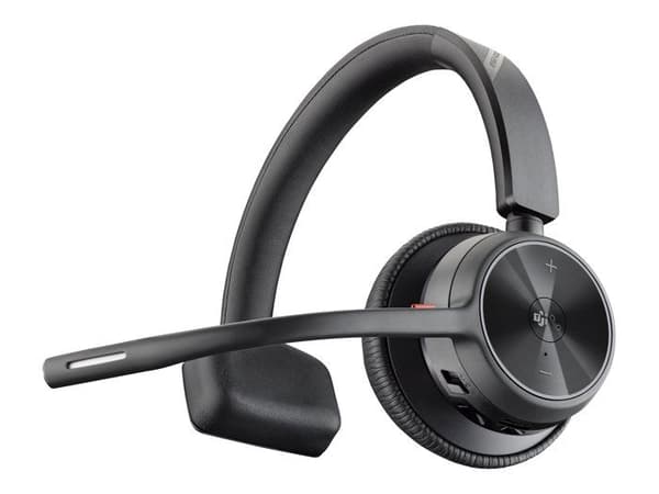 Headset - Bluetooth - trådlöst, trådbundet - USB-C - HP Inc. - Poly Voyager 4310 - Voyager 4300 UC-serien - headset - på guld
