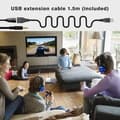 Miniatyrbild 4 av 4: Spelheadset för PS4 Xbox one med brusreducerande mikrofon LED-ljus Stereo Bas Volymkontroll Justerbar mikrofon