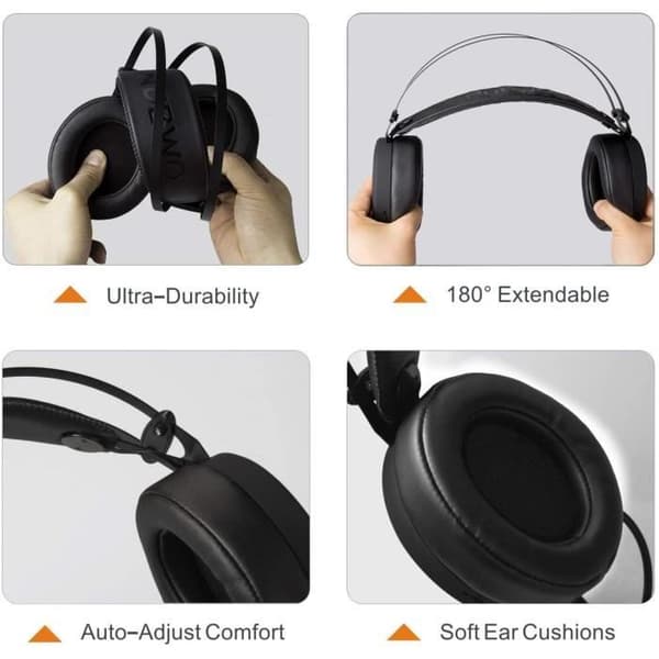 PS4, Xbox One Wired Stereo Gaming Headset - Brusreducering - Vit
