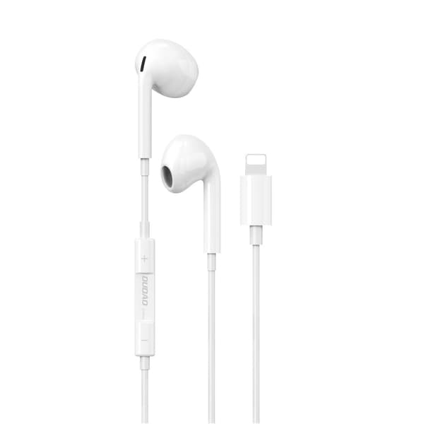 In-Ear Hörlurar med Lightning och fjärrkontroll - Vit