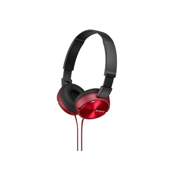 Hörlur - SONY - MDR-ZX310R - Röd - Trådad - Aktivt brusreducering