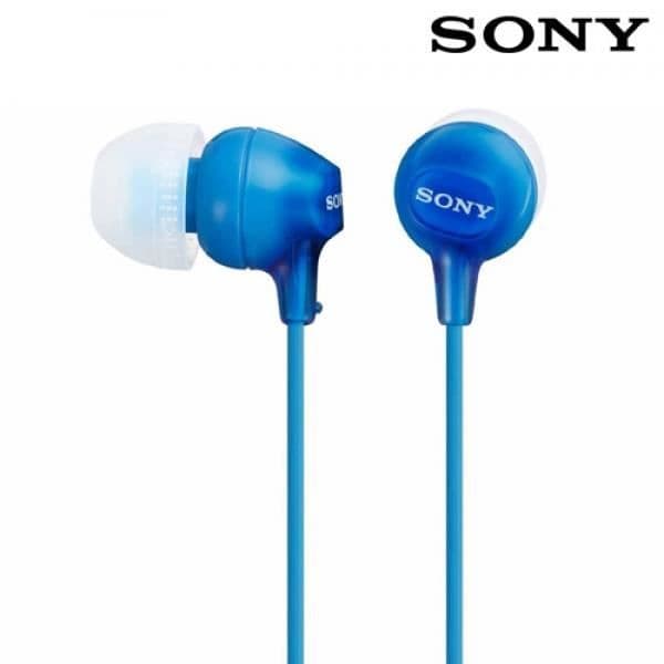 In-ear hörlurar - Sony - MDREX15LP - Blå - Trådad - 8-22 000 Hz