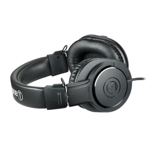 Studiohörlurar - AUDIO TECHNICA - ATH-M20x - Circumaural - Aktiv brusreducering - Svart
