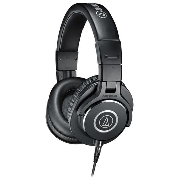 Studiohörlurar - Audio Technica - ATH-M40x - Svart - Circumaural - Neodym