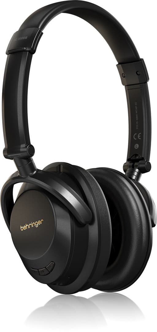Behringer HC 2000B hörlurar/headset Trådlöst huvudband Scen/Studio Micro-USB Bluetooth Svart