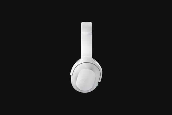 Razer RZ04-03790200-R3M1 hovedtelefoner/headset Trådløst hovedbånd Gaming USB Type-C Bluetooth Grå, Hvid