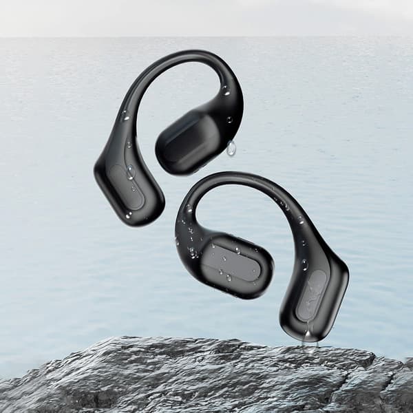 Trådløst headset med ANC og Open-Ear-teknologi - Sort