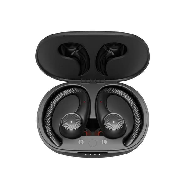 Langattomat Bluetooth-kuulokkeet TWS, jossa on AptX ja läpinäkyvyystila - musta
