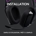 Miniatyrbild 4 av 6: Spelheadset - Trådlöst - Logitech G - G535 Lightspeed - Svart