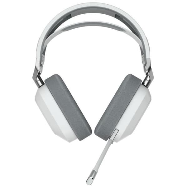 CORSAIR HS80 RGB USB Wired Gaming Headset 7.1 Surround Sound Rundstrålande mikrofon Vit