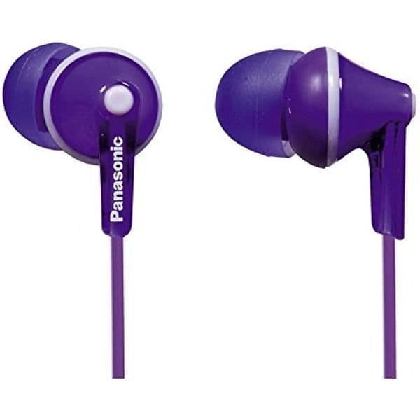 In-ear hörlurar - PANASONIC - HJE125 - ErgoFit-design - Lila - Högtalare 14.8mm