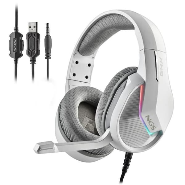 Spelhuvudtelefon - NGS TEKNOLOGI - GHX-515 - LED RGB-lampor - Volymkontroll - Kompatibel med PS/XBOX/PC