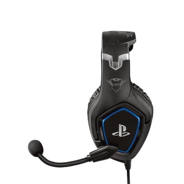 Trust Gaming PS4 och PS5 Gaming Headset officiellt licensierat för Playstation GXT 488 Forze med hopfällbar flexibel mikrofon