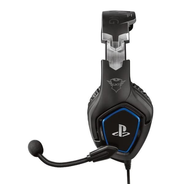 Trust Gaming PS4 och PS5 Gaming Headset officiellt licensierat för Playstation GXT 488 Forze med hopfällbar flexibel mikrofon