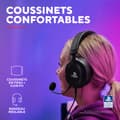 Miniatyrbild 4 av 4: Trust Gaming GXT 498 Forta PS5 / PS4 gamingheadset, officiell Playstation 5-licens, trådbundet spelheadset med mikrofon, svart