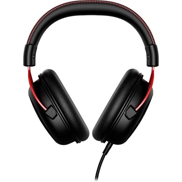 Wired Gaming Headset - HyperX Cloud II - för PC &amp; konsol - Svart/Röd