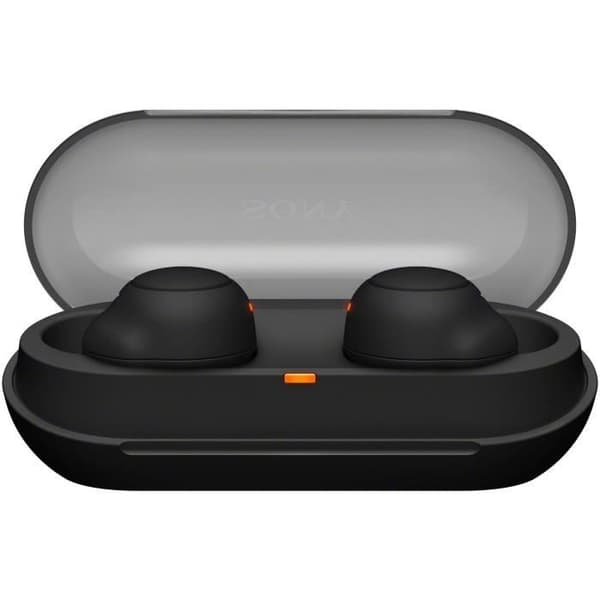 Sony WF -C500 - Trådlösa Bluetooth -hörlurar - 20 timmars autonomi - Röstassistenter - Integrerad mikrofon för handsfree -samtal - IPX4 - Svart