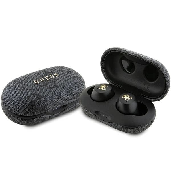 TWS Guess 4G Metal Bluetooth-kuulokkeet ENC-telakointiasemalla - musta