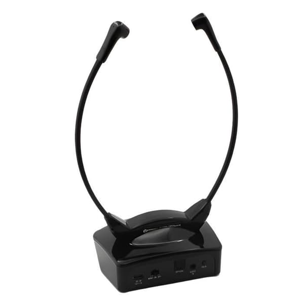 TV-hörlurar - GEEMARC - Seniormodell - Bluetooth 5.2 - Batteritid 10 timmar - Svart