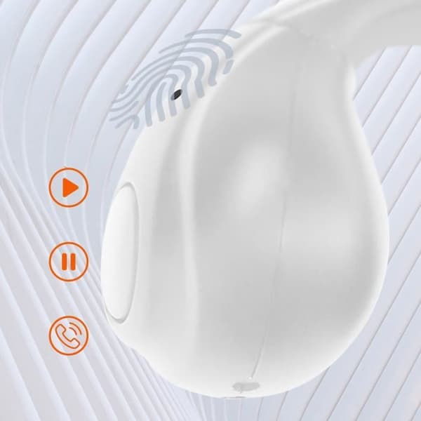 Bluetooth-hörlurar - LINQ - Luftledning - Clip-on-design - Batteritid 4h - Svettresistenta