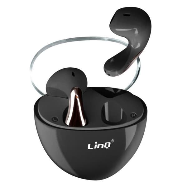 Bluetooth-hörlurar - LINQ - Water Drop Design - In-ear - 5H batteritid - Svart