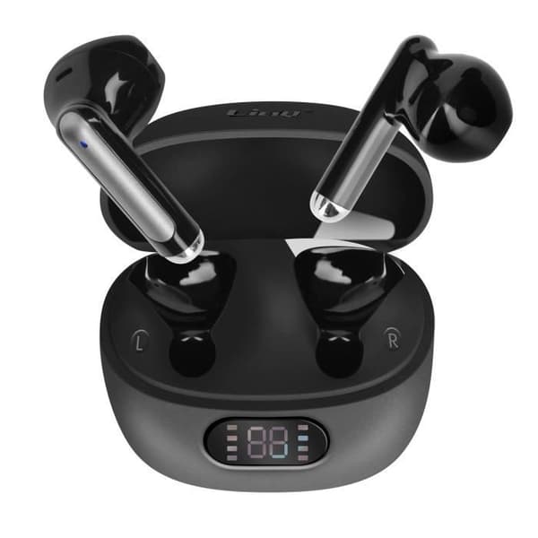 In-ear Bluetooth-hörlurar med Touch Control och Mic LinQ Black